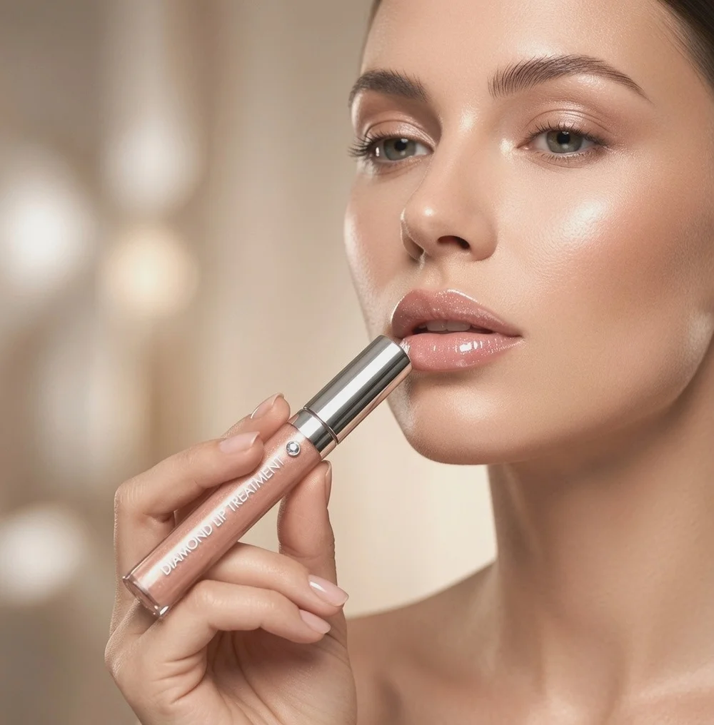 Sally Hansen Diamond Lip Treatment Lip Gloss LipColor Nude Shimmer New